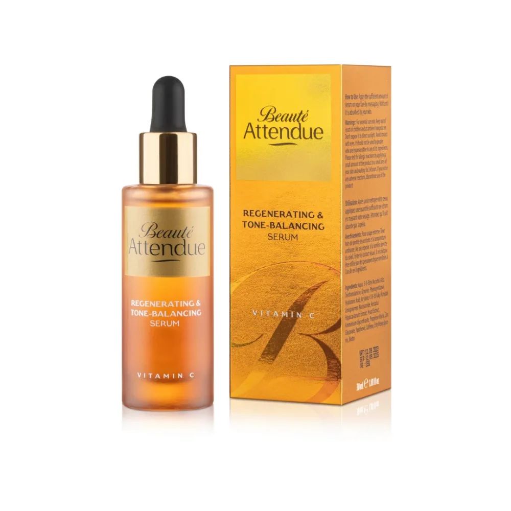 BEAUTE ATTENDUE Сыворотка для лица ВИТАМИН С Regenerating&Tone-Balancing Serum