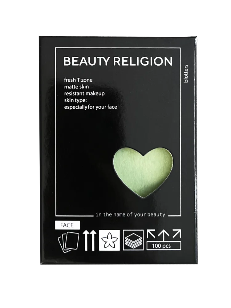 BEAUTY RELIGION Салфетки для лица МАТИРУЮЩИЕ Blotters Sheet