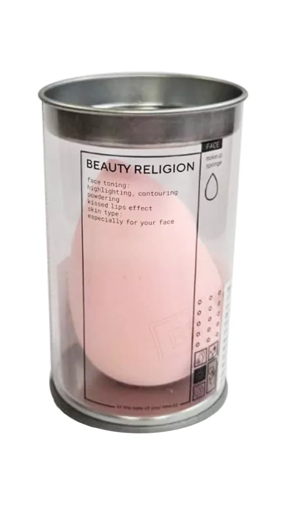 BEAUTY RELIGION Спонж для макияжа многофункциональный РОЗОВЫЙ Makeup Sponge