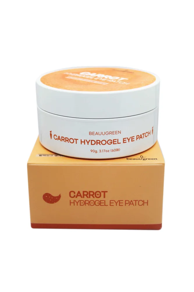 BEAUUGREEN Гидрогелевые патчи для глаз ЭКСТРАКТ МОРКОВИ Carrot Hydrogel Eye Patch