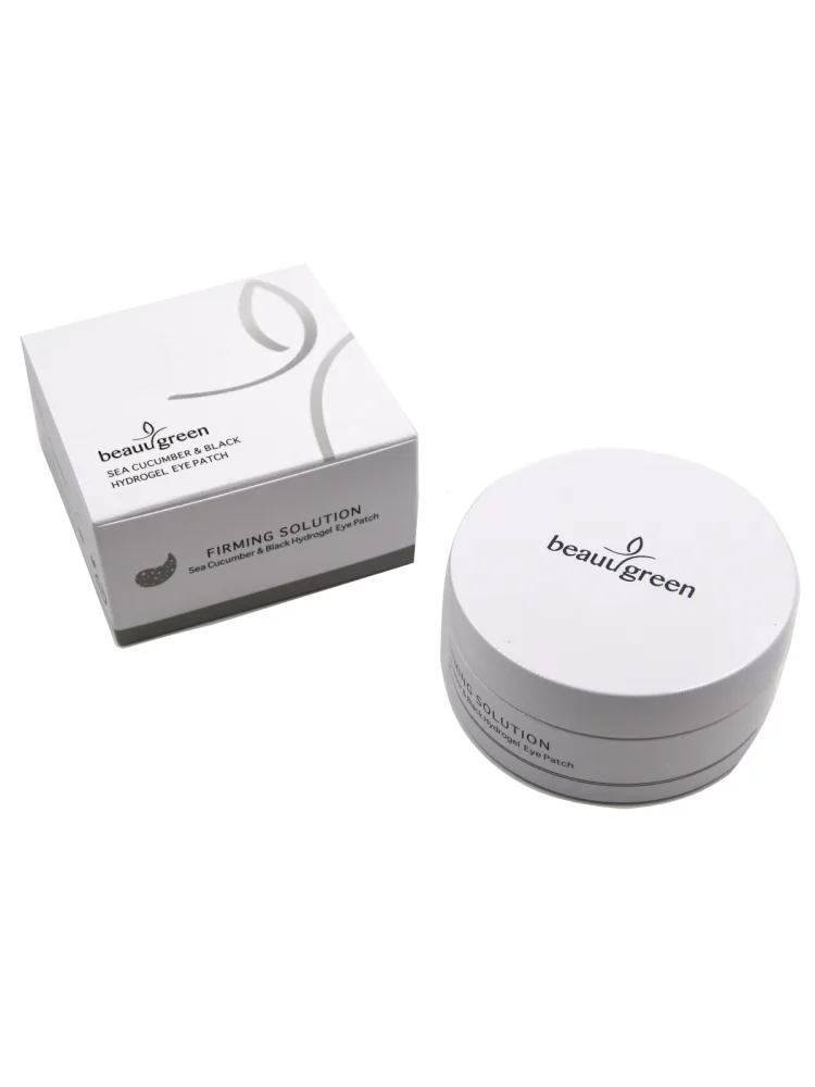 BEAUUGREEN Гидрогелевые патчи для глаз ТРЕПАНГ Sea Cucumber & Black Hydrogel Eye Patch