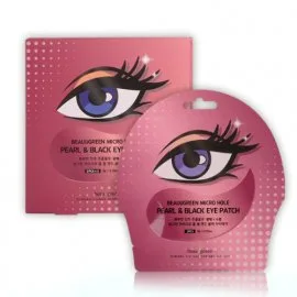 BEAUUGREEN Гидрогелевые патчи для глаз ЖЕМЧУГ И ЧЕРНЫЙ ТРЮФЕЛЬ Micro Hole Pearl&Black Eye, 3 г*1 шт