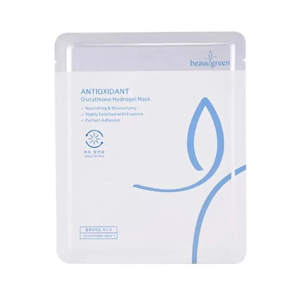 BEAUUGREEN Маска для лица гидрогелевая ГЛУТАТИОН Glutathione Hydrogel Mask