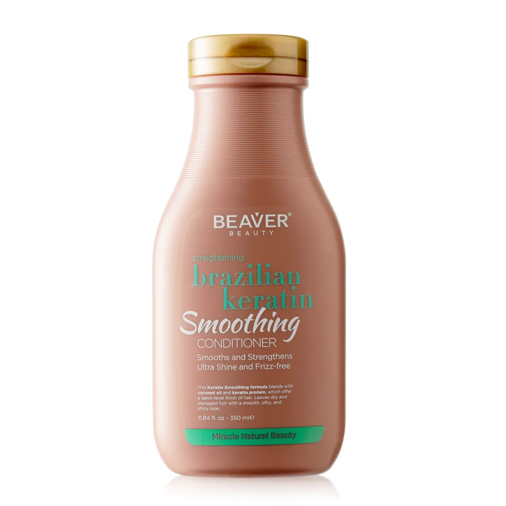 BEAVER Кондиционер для эластичности волос КЕРАТИН Straightening Brazilian Keratin Smoothing Conditioner