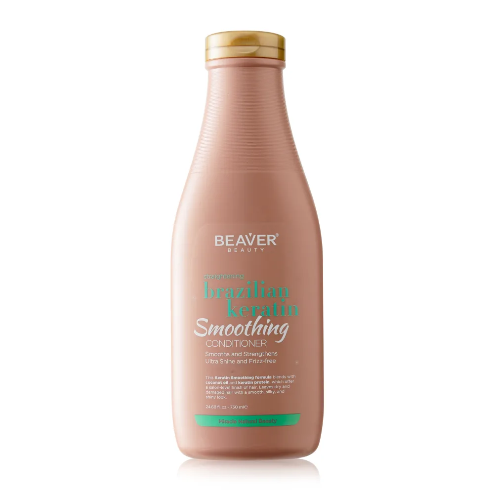 BEAVER Кондиционер для эластичности волос КЕРАТИН Straightening Brazilian Keratin Smoothing Conditioner