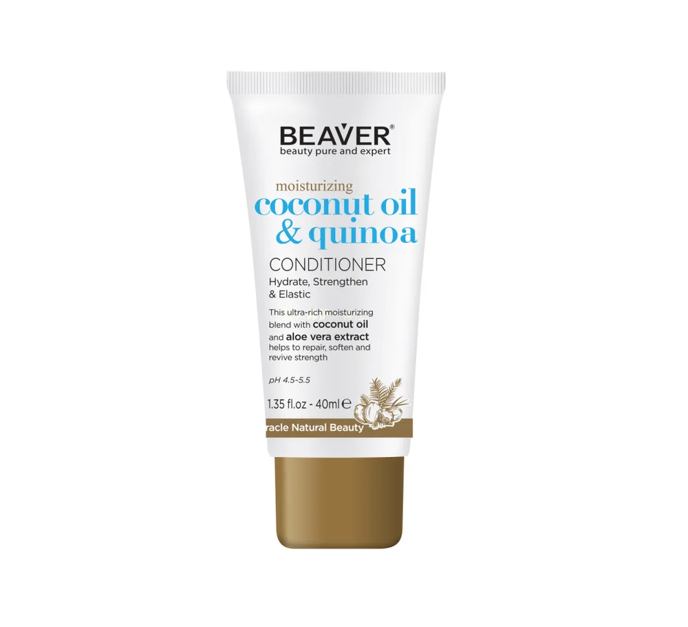 BEAVER Кондиционер для волос МАСЛО КОКОСА Moisturizing Coconut Oil&Quinoa Conditioner