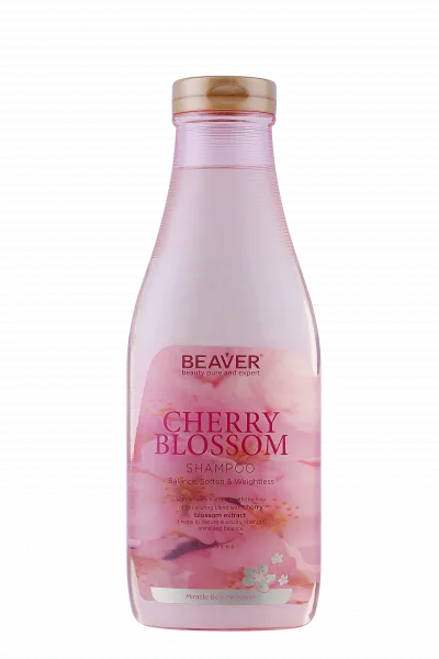 BEAVER Шампунь для волос ЭКСТРАКТ ЦВЕТКА ВИШНИ Balancing Cherry Blossom Shampoo