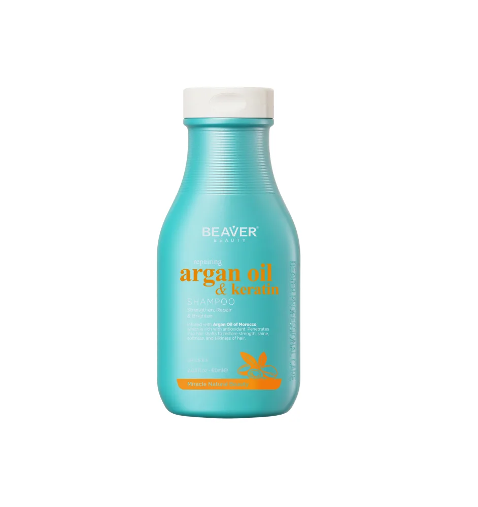 BEAVER Шампунь для волос МАСЛО АРГАНЫ Repair Argain Oil&Keratin Shampoo