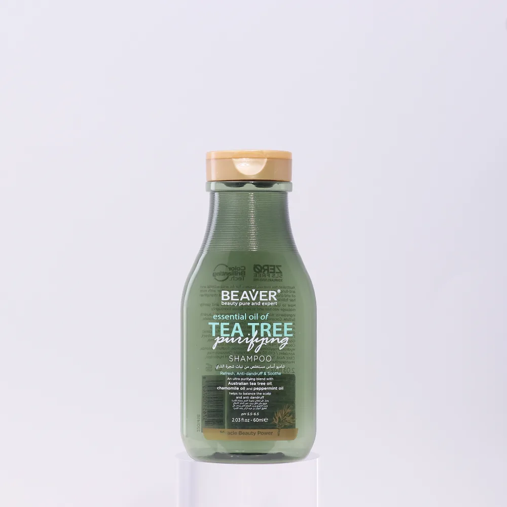 BEAVER Шампунь для волос МАСЛО ЧАЙНОГО ДЕРЕВА Essential Oil Of Tea Tree Purifying Shampoo