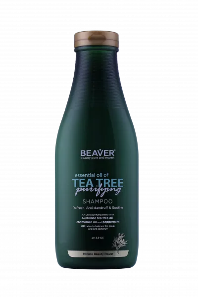 BEAVER Шампунь для волос МАСЛО ЧАЙНОГО ДЕРЕВА Essential Oil Of Tea Tree Purifying Shampoo