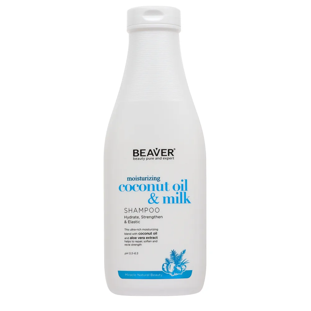 BEAVER Шампунь для волос МАСЛО КОКОСА Moisturizing Coconut Oil&Quinoa Shampoo