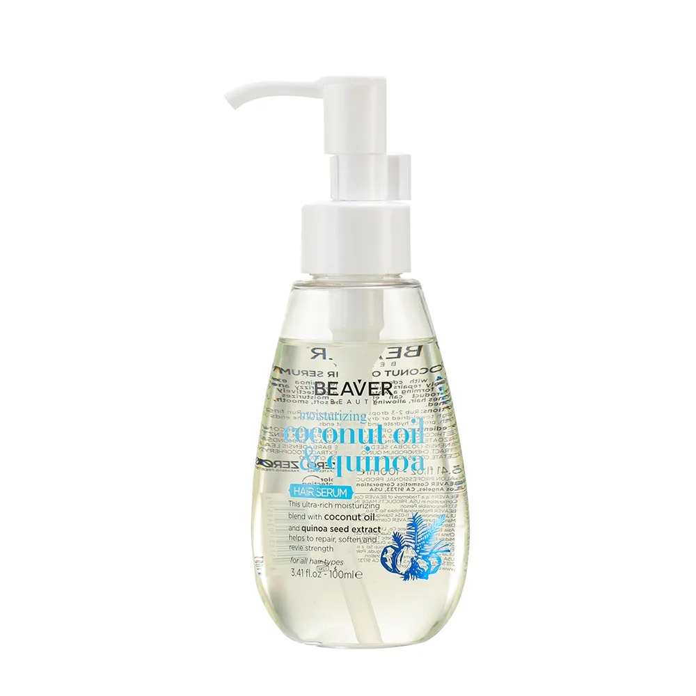 BEAVER Сыворотка для волос МАСЛО КОКОСА И КИНОА Moisturizing Coconut Oil&Quinoa Hair Serum