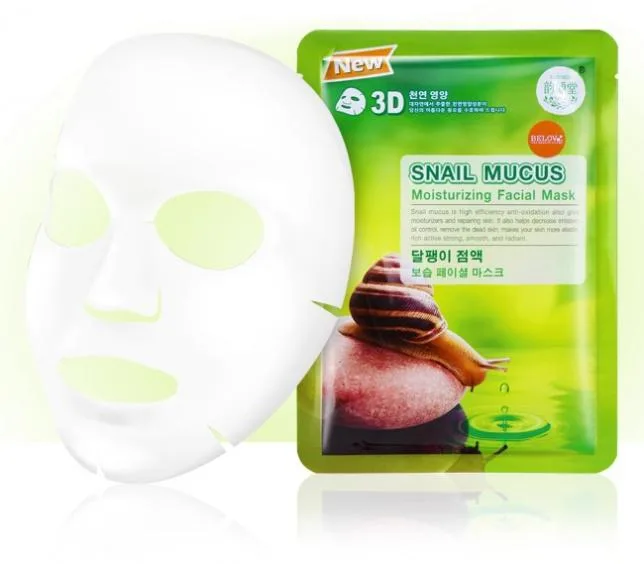 BELOV Маска для лица тканевая антиоксидантная УЛИТКА Belov Snail Mucus Natural 3D Facial Mask