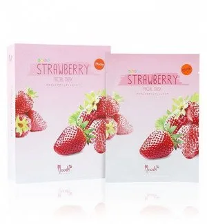 BELOV Маска для лица тканевая КЛУБНИКА Belov Strawberry Ист Скин