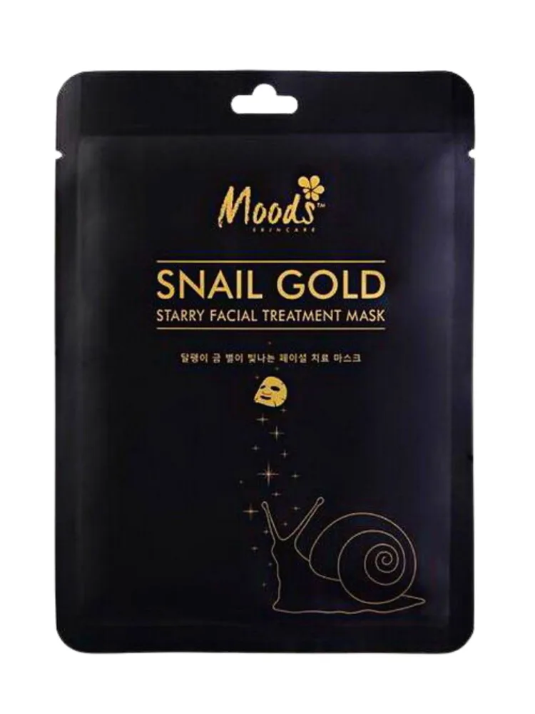 BELOV Маска для лица тканевая УЛИТКА И БИОЗОЛОТО придающая сияние Snail Gold Treatment Mask