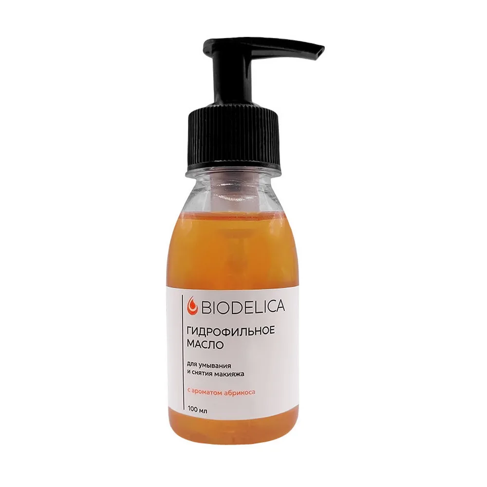 BIODELICA Масло-пенка для лица гидрофильное АРОМАТ АБРИКОСА очищающее