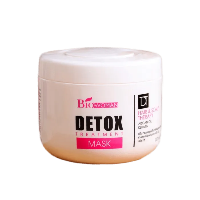 BIOWOMAN Маска для волос АРГАНОВОЕ МАСЛО И КЕРАТИН Detox Treatment Mask