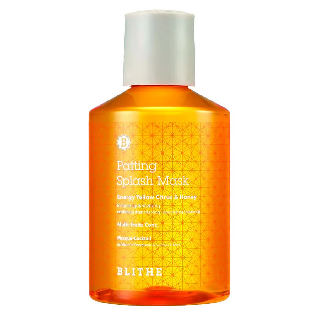 Blithe Витаминная сплэш-маска для сияния кожи Blithe Energy Yellow Citrus&Honey Splash Mask