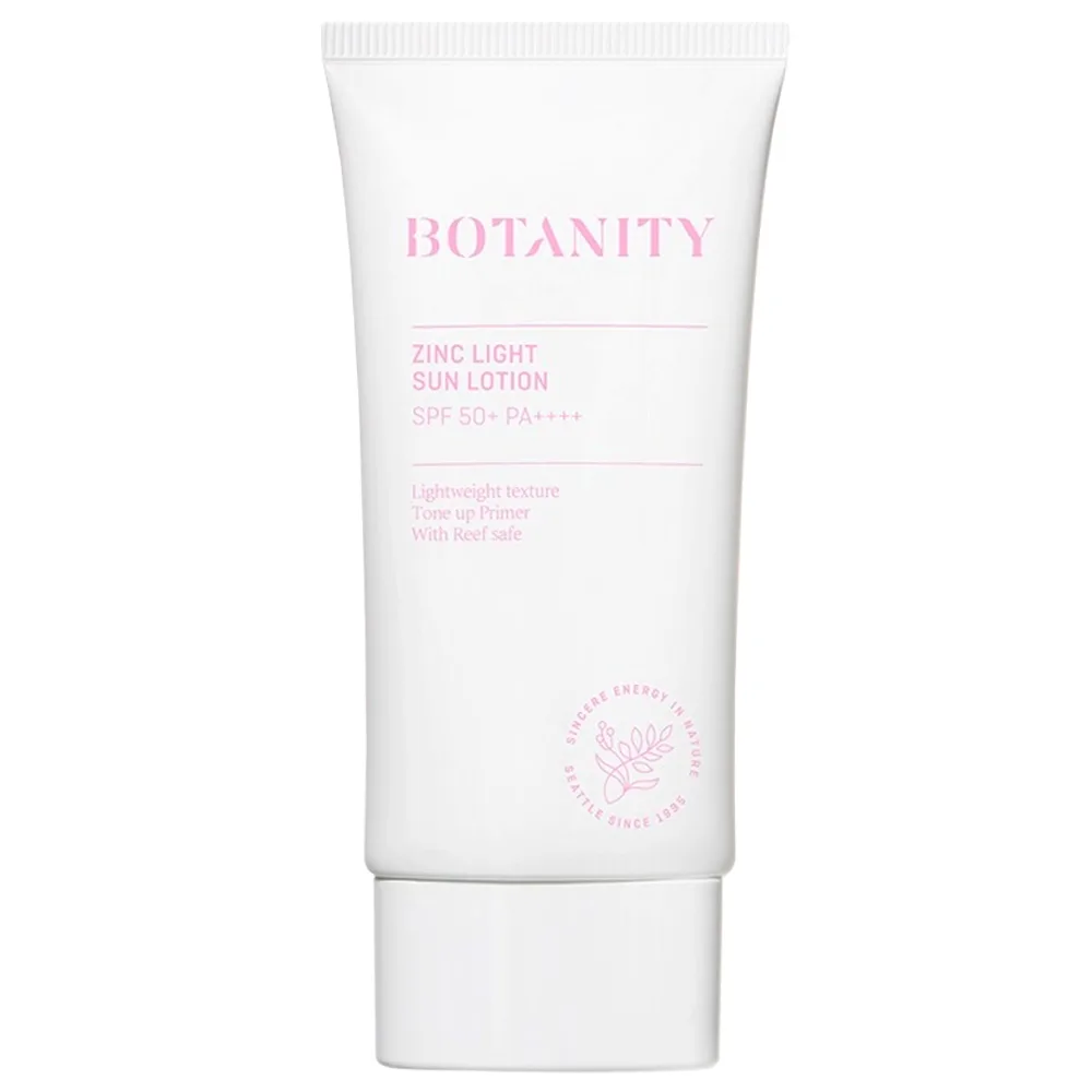 BOTANITY Себорегулирующий санскрин для проблемной кожи с цинком Botanity Zinc Light Sun Lotion SPF50+ PA++++