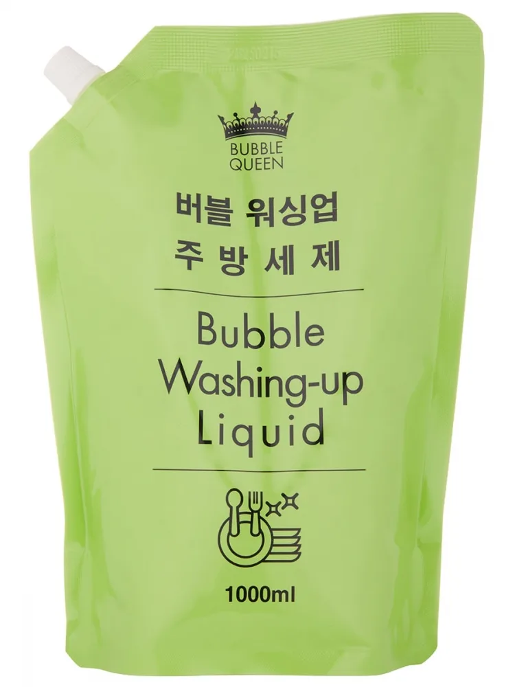 BUBBLE QUEEN Средство для мытья посуды, 1000 мл Bubble Washing-up Liquid