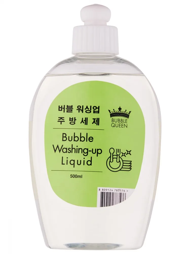 BUBBLE QUEEN Средство для мытья посуды, 500 мл Bubble Washing-up Liquid