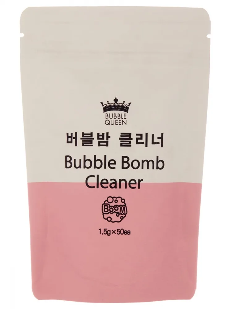 BUBBLE QUEEN Средство для очистки налёта, 15 г х 50 шт Bubble Bomb Cleaner