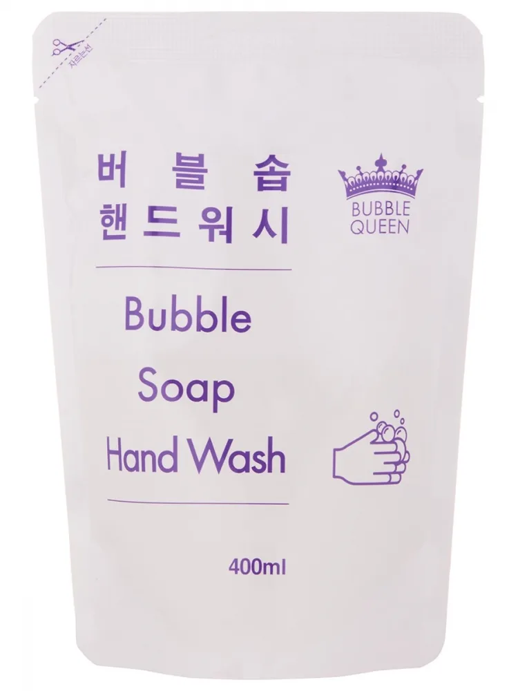 BUBBLE QUEEN Жидкое мыло-пенка, 400 мл Вubble Soap Hand Wash