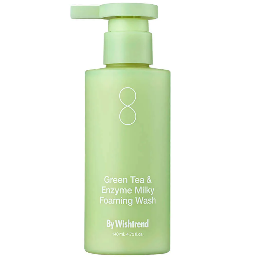 By Wishtrend Энзимное средство для умывания с зелёным чаем By Wishtrend Green Tea & Enzyme Milky Foaming Wash