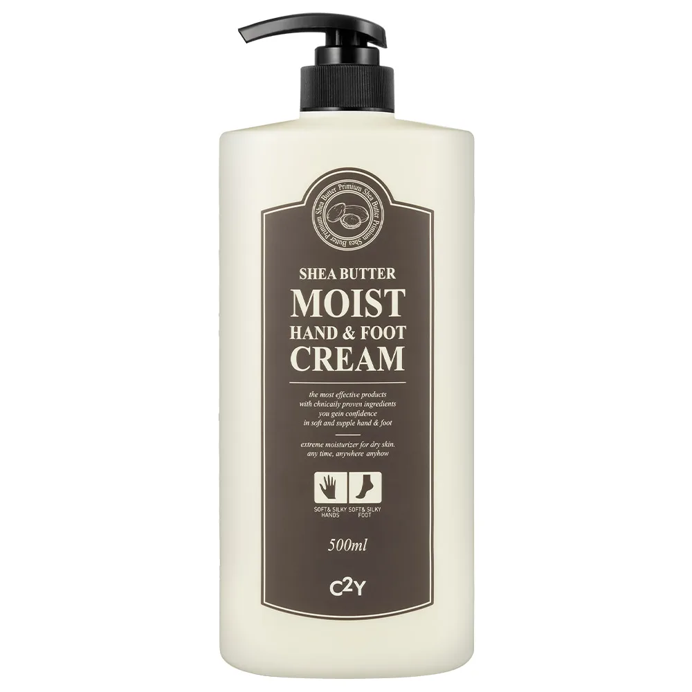 C2Y Крем для рук и ног НА ОСНОВЕ МАСЛА ШИ увлажняющий Shea Butter Moist Hand&Foot Cream