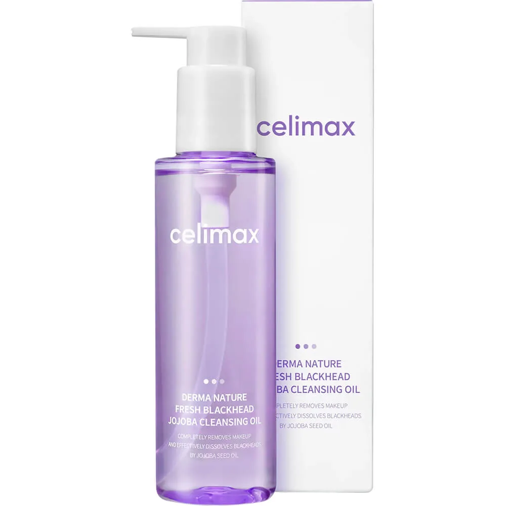 CELIMAX Derma Nature Fresh Blackhead Jojoba Cleansing Oil Гидрофильное масло ПРОТИВ ЧЕРНЫХ ТОЧЕК