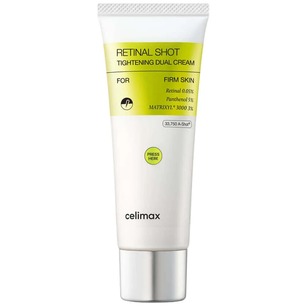 CELIMAX Двойной крем с ретиналем и пептидами Celimax The Vita-A Retinal Shot Tightening Dual Cream