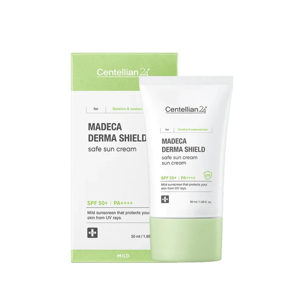 Centellian24 Крем для лица cолнцезащитный - Madeca Derma shield safe sun cream