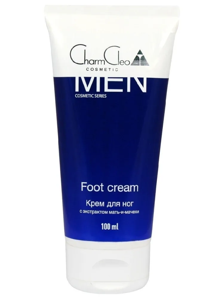 CHARM CLEO COSMETIC Крем для ног и пяток мужской ЭКСТРАКТ МАТЬ И МАЧЕХИ Foot Cream