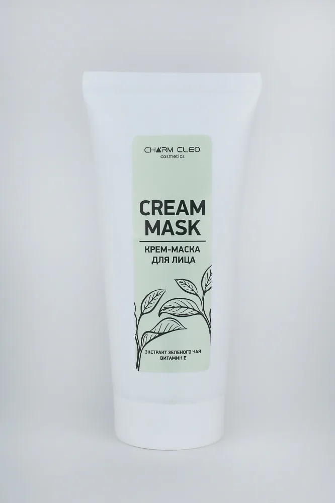 CHARM CLEO COSMETIC Крем-маска для лица ЭКСТРАКТ ЗЕЛЕНОГО ЧАЯ И ВИТАМИН Е