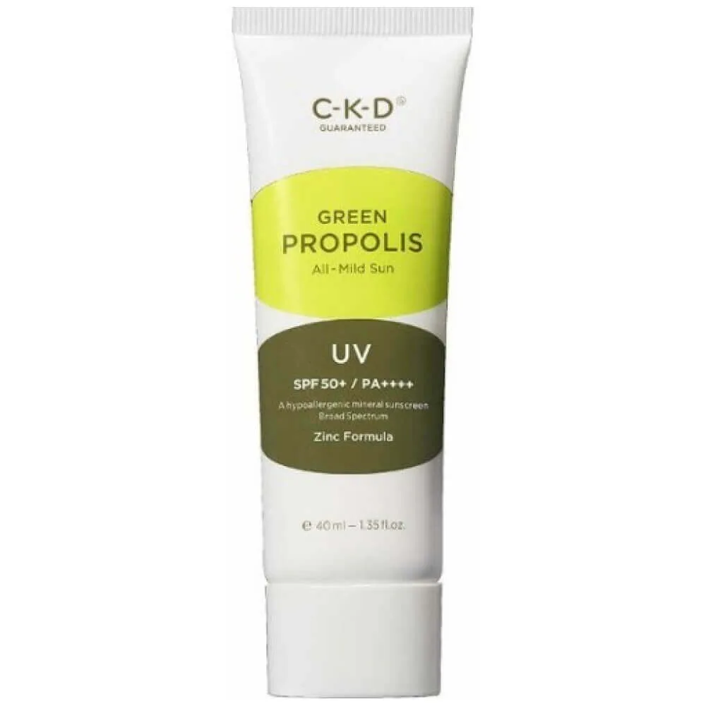CKD Мягкий солнцезащитный крем с прополисом CKD Green Propolis All-Mild Sun SPF50+ PA++++
