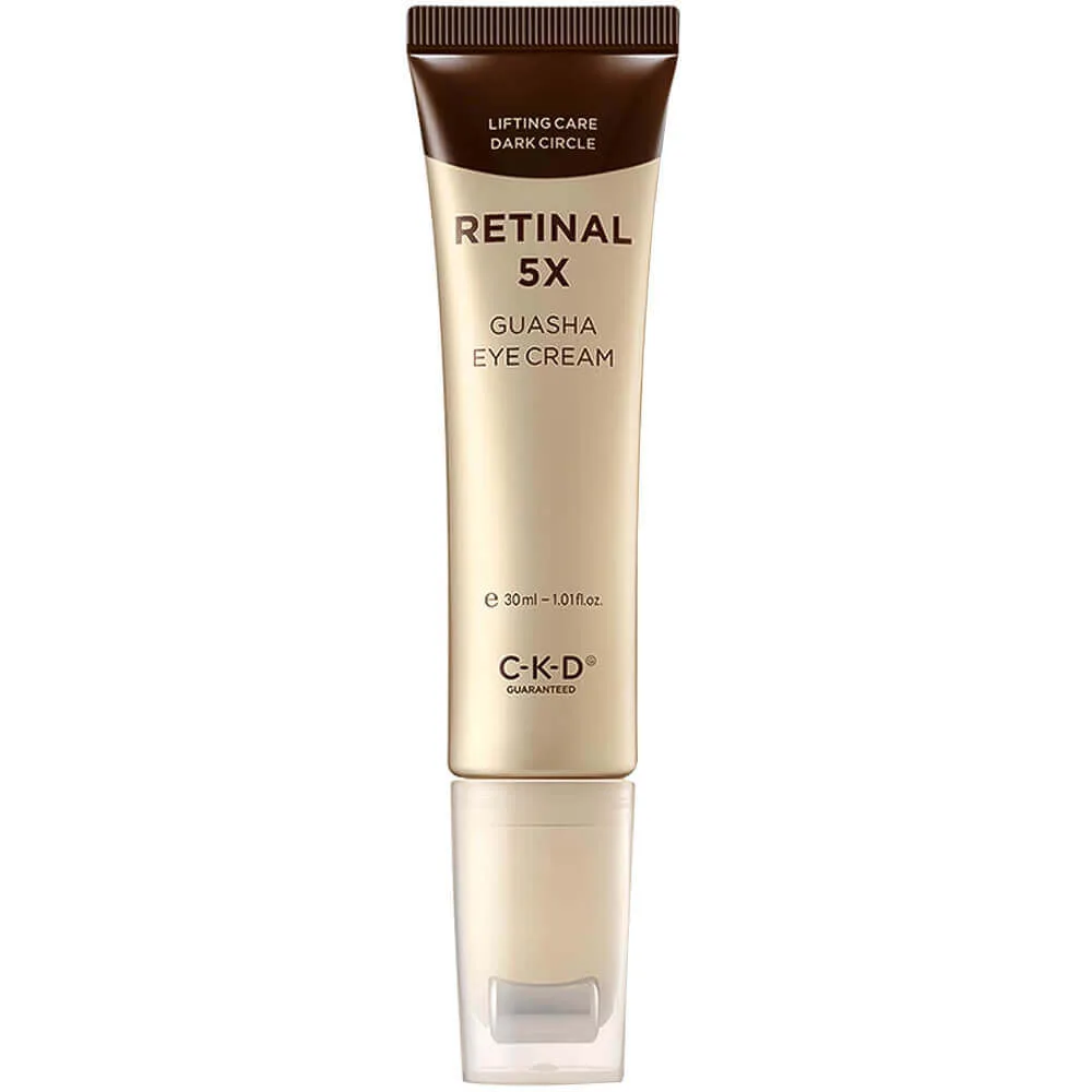 CKD Омолаживающий крем для век с роликовым массажёром CKD Retinal 5X Guasha Eye Cream
