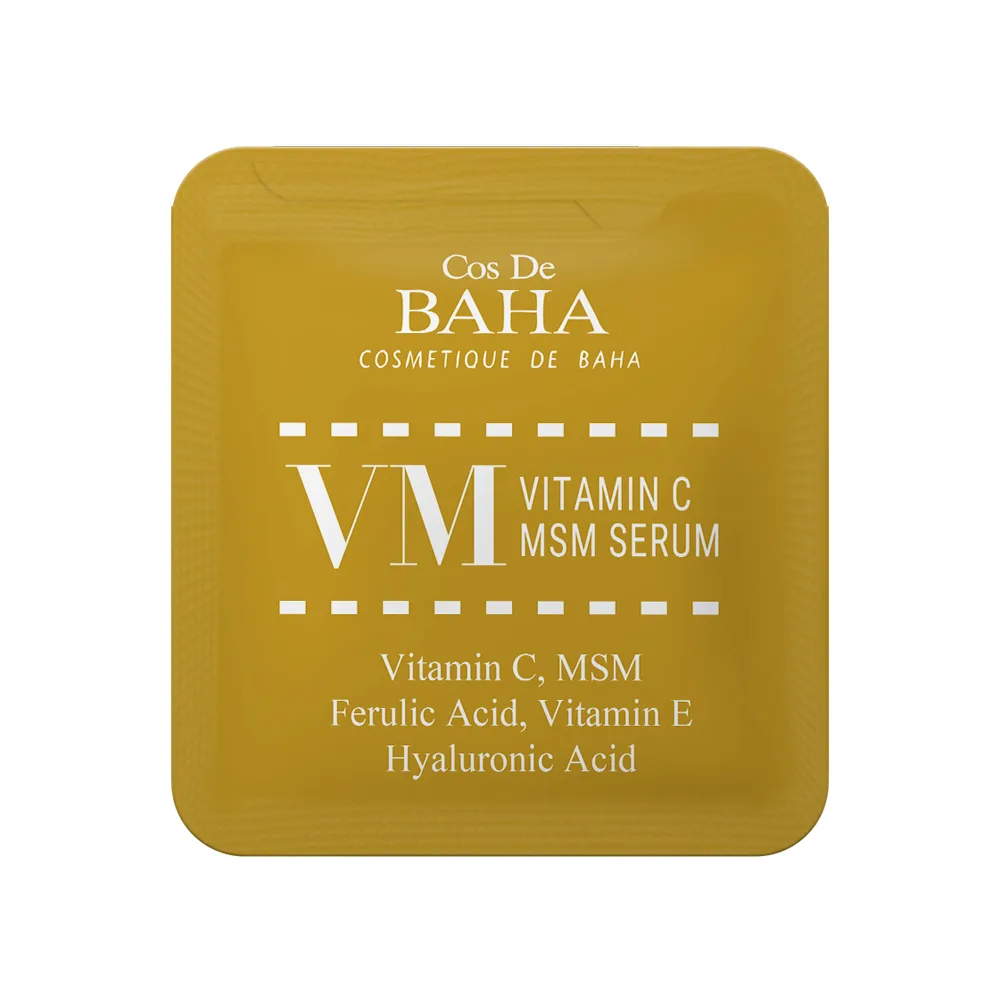 COS DE BAHA ПРОБНИК Сыворотка для лица осветляющая ВИТАМИН С VM Cos De Baha Vitamin C MSM Serum