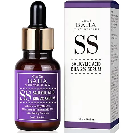 COS DE BAHA Сыворотка для лица для проблемной кожи САЛИЦИЛОВАЯ КИСЛОТА SS Cos De Baha Salicylic Acid BHA 2% Seru