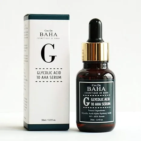 COS DE BAHA Сыворотка для лица ГЛИКОЛЕВАЯ G Cos De Baha Glycolic Acid 10% Peel Serum