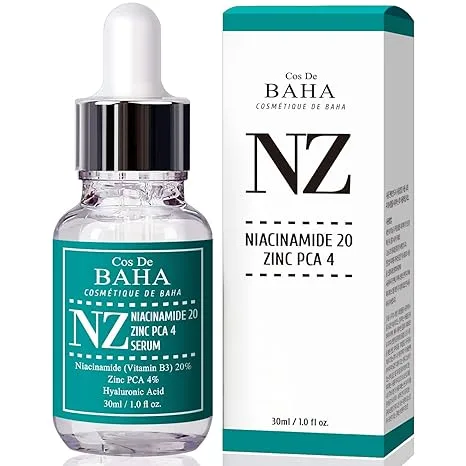 COS DE BAHA Укрепляющая сыворотка для сужения пор Cos De BAHA Niacinamide 20% Zinc 4% Pore Reducer