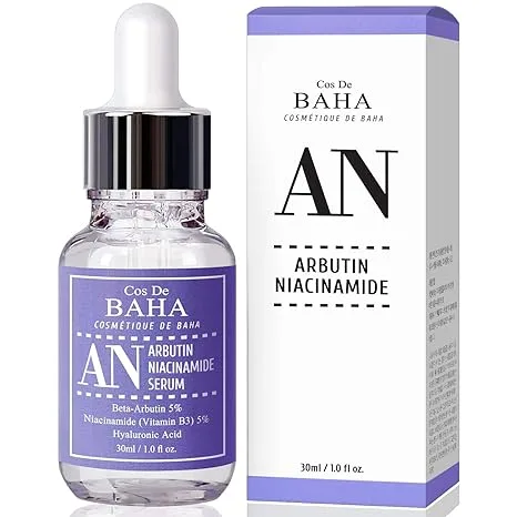 COS DE BAHA Сыворотка для лица ПРОТИВ ПИГМЕНТАЦИИ AN Cos de Baha Arbutin 5% + Niacinamide 5% Serum