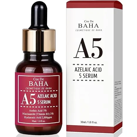 COS DE BAHA Сыворотка для лица противовоспалительная АЗЕЛАИНОВАЯ КИСЛОТА 5% Cos De Baha A5 Azlaic Acid 5% Serum,