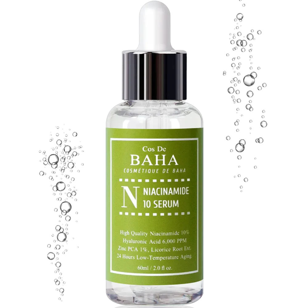 COS DE BAHA Сыворотка для лица противовоспалительная НИАЦИНАМИД N60 Cos De Baha Niacinamide 10 Serum