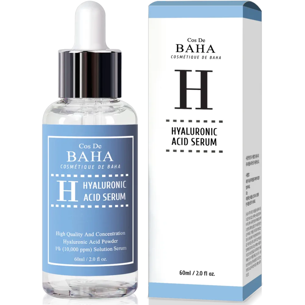 COS DE BAHA Сыворотка для лица увлажняющая ГИАЛУРОНОВАЯ КИСЛОТА H60 Cos De Baha Hyaluronic Serum
