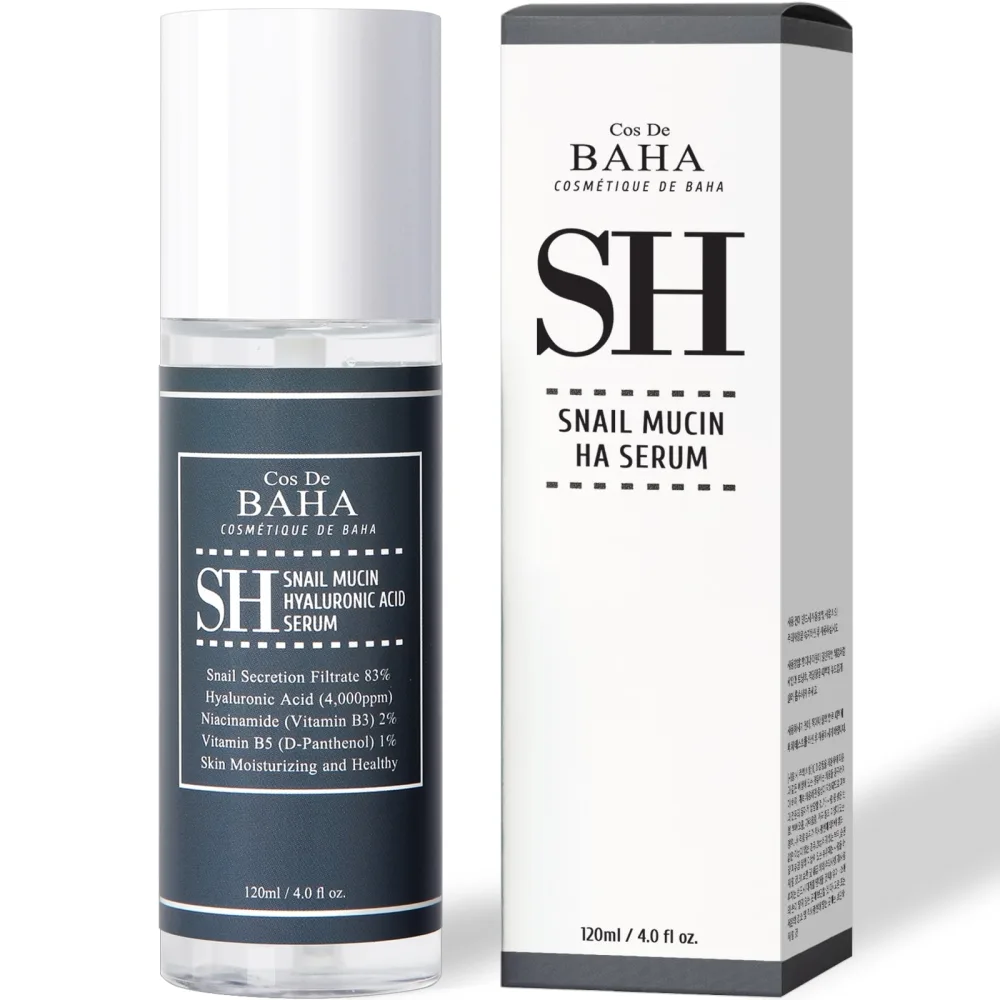 COS DE BAHA Сыворотка для лица увлажняющая МУЦИН УЛИТКИ Cos De BAHA SH Snail Serum