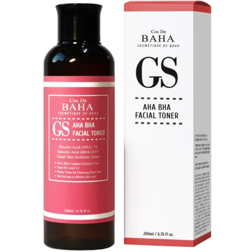 COS DE BAHA Тонер для лица AHA / BHA КИСЛОТЫ Cos De Baha AHA/BHA GS Toner