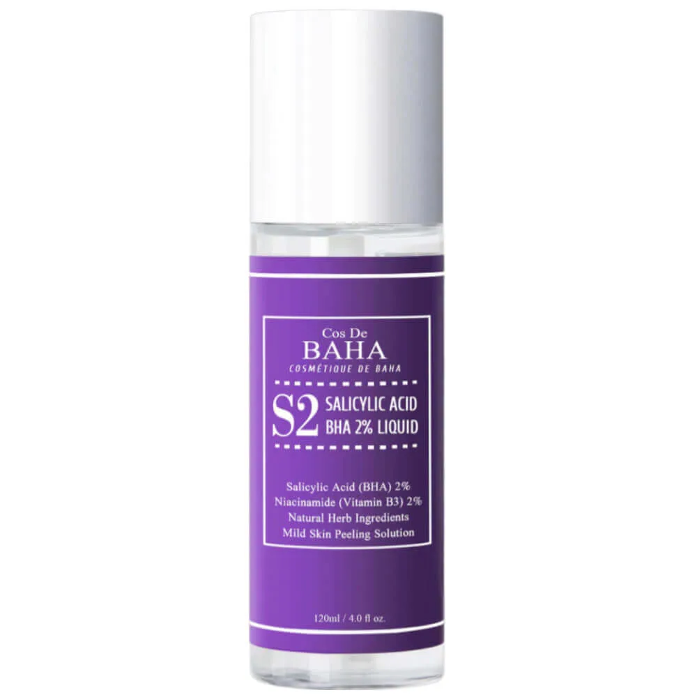 COS DE BAHA Тоник для лечения акне и сужения пор Cos De Baha Salicylic Acid BHA 2% Liquid