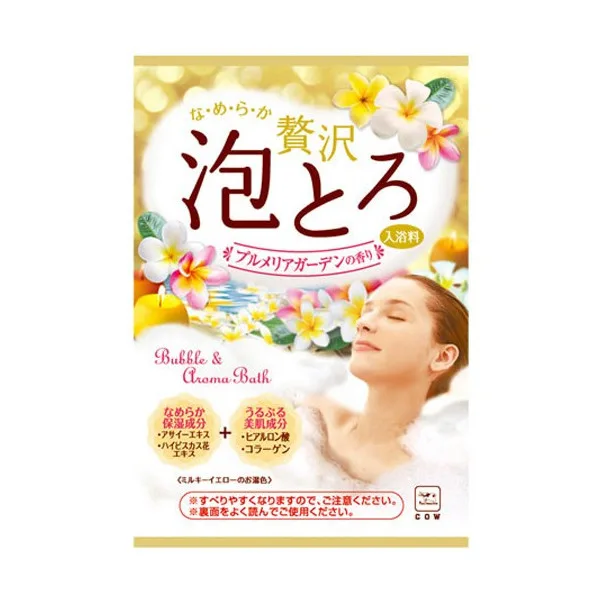 COW Ароматическая пенящееся соль для ванны Тропические цветы Babble & Aroma Bath, 1 пакет*30 г