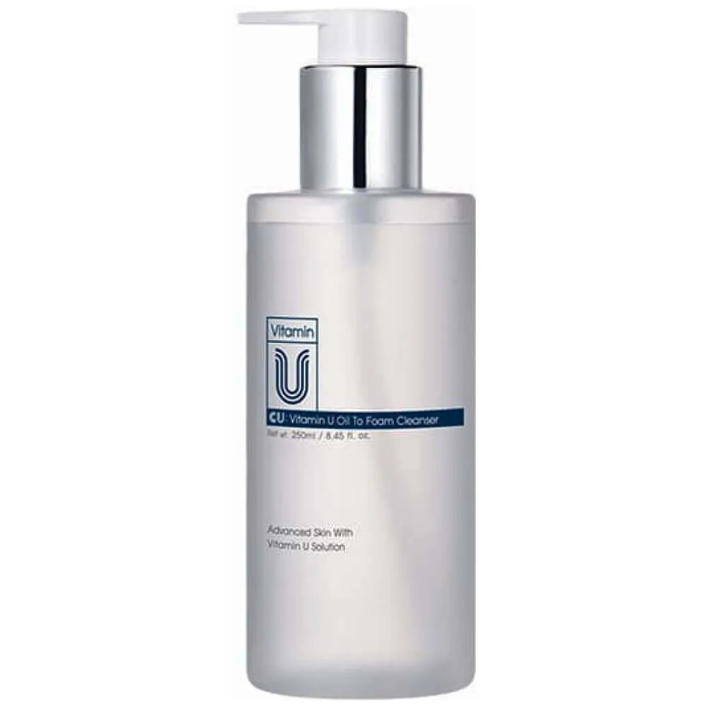 CUSKIN Двухфазное масло-пенка для очищения с витамином U CUSKIN CU: Vitamin U Oil To Foam Cleanser