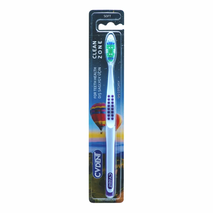CVDENT Зубная щетка МЯГКАЯ Clean Zone Soft